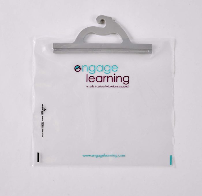 See-thru poly hanging storage bag custom printed with customer logo